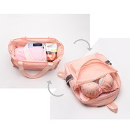 Sac à main de rangement pliable avec Logo personnalisé, sac à dos léger en Polyester pour voyage en plein air, vente en gros