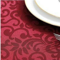 Nappes, linge de table et housses de table pour hôtels, restaurants, dîners et stands de restauration, avec bordure double festonnée, simple ou double couche