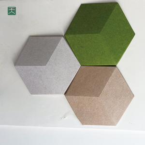 Tiange Ecológico 100% Fibra de poliéster Ignífugo 3D Fieltro Paneles insonorizados para exteriores Sala de estar <span class=keywords><strong>exterior</strong></span> Insonorización - Product Image 3