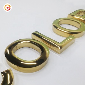 JAGUARSIGN Manufacturer Custom Laser Cutting Flat Cut Out Solid Stainless Steel <strong>Brass</strong> Metal <strong>Letters</strong> Fabricated <strong>Brass</strong> <strong>Letter</strong> - Product Image 3