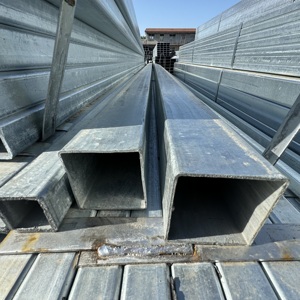 Tuyau en acier galvanisé de 1 pouce 1/2 pouce Sch40, épaisseur d'acier de 1 mm, <span class=keywords><strong>tube</strong></span> rectangulaire galvanisé - Product Image 3