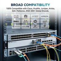 Módulo Transceptor SFP28 BIDI de 25G, 1270/1330nm, Fibra Única LC, 10km 20km 40km, Módulo Óptico SMF para Redes 5G Fronthaul