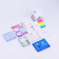 Ventes directes d'usine notes autocollantes combinées personnalisées petites à transporter notes autocollantes dessin animé notes autocollantes mignonnes