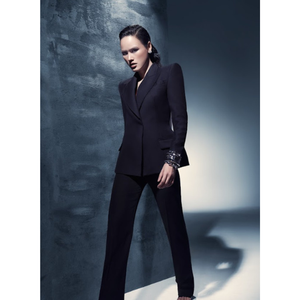 Meilleures ventes Costumes et blazers pour femmes Grossiste Enzo & Leo personnalisé en tissu de haute qualité de luxe à 6 boutons au Vietnam - Product Image 5