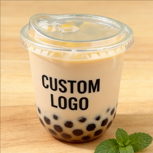 Gobelets en plastique esthétiques pour desserts, sorbets et boba, 12 oz, jetables, en PP, fournitures de fête - Product Image 3