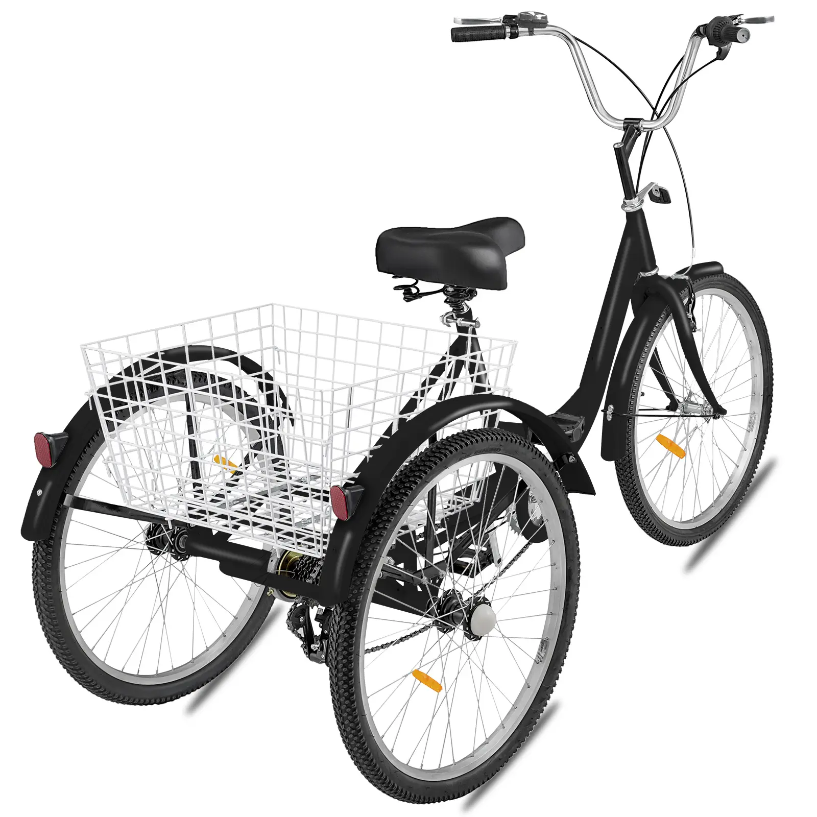 Çin 2020 3 tekerlekli elektrikli bisiklet üç tekerlekli yetişkin kargo elektrikli bisiklet sepeti ile