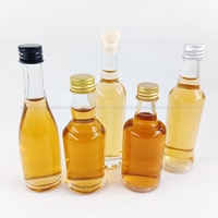 Sprühfarbe 50ml 60ml Glasflasche Mattiert Klar Likör Whiskey Getränke Rum Flaschen mit Schraubverschluss