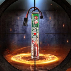 GNB GAONENG 2000MAH 2S 7.4V 70C 140C RC Baterai LiPo AirSoft Mini Konektor Tamiya - Product Image 3