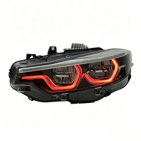 Feux avant fumés RGB style BMW Série 4 F32 SJC 117-20, pièces auto, DRL, accessoires auto, bleu coloré