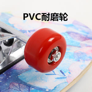 Driftboard For Kids 2808 Double <b>Kick</b> Maple Skateboard Popsicle Shape Durable Flat <b>Board</b> For Children Stunt Show - Product Image 3