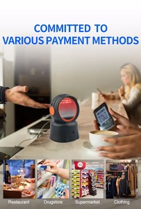 Escáner de Códigos de Barras de Escritorio CMOS USB de Alta Velocidad 1D 2D QR para Tiendas Minoristas, Supermercados y Restaurantes con Interfaz RS232 - Product Image 3