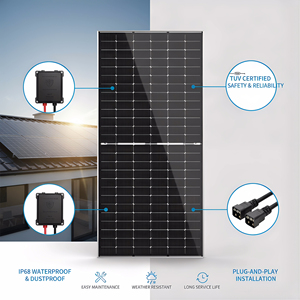Módulo Solar Monocristalino Ginza All Black de 650W, IP65, Híbrido, Conexión CAN, para Montaje en Pared Residencial, Alta Calidad - Product Image 3