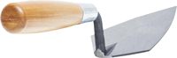 Outils de plâtrage de Construction à manche en bois dur Lame en acier au carbone carrée Poignée ergonomique 5 1/2 Lame Truelle à béton de qualité bricolage