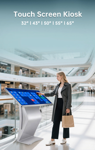 Ngang kiosk thông minh tương tác bảng màn hình cảm ứng hiển thị bàn kỹ thuật số biển tự dịch vụ kiosk bục giảng thiết bị - Product Image 6