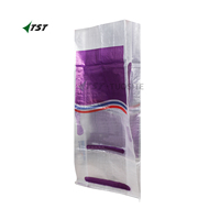 Duurzame PP geweven zakken van 20kg, 24kg, 25kg met aangepaste bedrukking voor granen, rijst, antislip coating en BOPP folie.