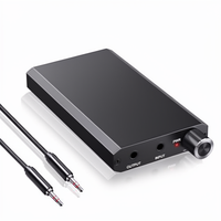 ESynic Mini HiFi Kulaklık Amplifikatörü 16-300 Bas Güçlendirme Bas Ses Kontrolü 3.5mm Jack Alüminyum Alaşımlı Muhafaza 8H Pil Ev