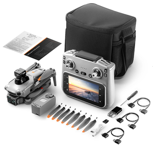 <span class=keywords><strong>Drone</strong></span> GPS S119 pour débutants, contrôleur à grand écran de 4,5 pouces, évitement d'obstacles 4K/8K, quadricoptère RC pliable, caoutchouc, longue durée de vol - Product Image 5