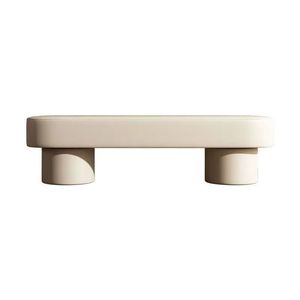 Modern PU Leather Entry <b>Stool</b> Wooden Leg Changing Bench Minimalist Shoes <b>Seat</b> for Bedroom Hallway - Product Image 1