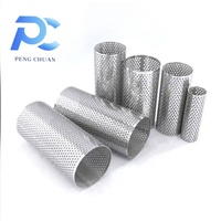 Résistance supérieure à l'abrasion, plaque en maille métallique perforée en acier inoxydable 316 304 à trous ronds de 1 mm, 2 mm, 1,5 mm, 0,8 mm