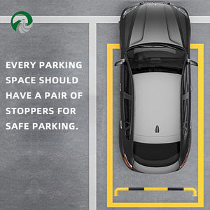 XZLCD-001 スチールパイプ製 車止め パーキング 衝突ガードレール ガレージフロア 車両 chặn 装置 車両位置決めストッパー - Product Image 2