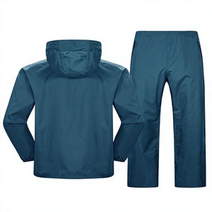 Conjunto de Chaqueta y Pantalones Impermeables para Hombre, Ligeros, Resistentes al Viento, para Senderismo y Actividades al Aire Libre - Product Image 4
