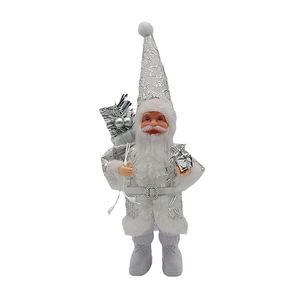 Figura de Santa Claus de 8 Pulgadas, Adorno Navideño para Escritorio, Centro de Mesa y Decoración para Ventana - Product Image 4