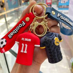 Nuevo Llavero de Silicona de Jugador de Fútbol y Camiseta, Muñeco de Dibujos Animados, Colgante para Mochila, Llavero de Coche, Pequeño Regalo al por Mayor, Copa Mundial - Product Image 4