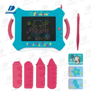 Tablero de escritura LCD para niños, tablero borrable de pantalla colorida, almohadilla de dibujo Digital electrónico portátil con botón de bloqueo