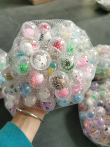 Bouncy bóng gumball/viên nang đồ chơi bóng nhựa với đồng xu và mã thông báo hệ thống thanh toán - Product Image 3