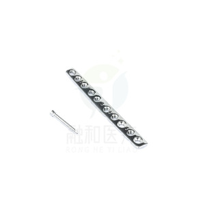Plaque de fusion droite Harmony Veterinary pour chirurgie des fractures, instrument orthopédique, 6 trous, différentes tailles - Product Image 5
