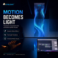 KTRLIGHT P41 3M Luz LED de Matriz 3D Compatible con TouchDesigner, Seguimiento de Manos Leap Motion, Instalación Interactiva