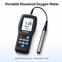Analyseur d'oxygène dissous portable, testeur de DO par fluorescence optique, précision 0,4 mg/L, plage 0-20 mg/L, portable pour l'eau