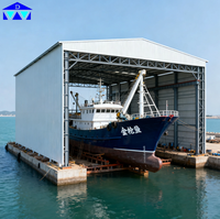 Astillero de Estructura de Acero Galvanizado de Bajo Costo para Construcción Naval, Fabricación de Diques Secos, Instalación de Construcción de Barcos en Malí
