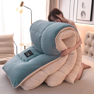 Manta de <span class=keywords><strong>Cama</strong></span> de Franela Suave y Acogedora, Gruesa, de Terciopelo de Leche, con Núcleo de <span class=keywords><strong>Sherpa</strong></span>, Cálida y Esponjosa, para el Hogar, Invierno, 5 kg - Product Image 4