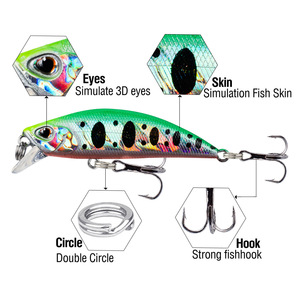 Mini Wobblers Minnow che affonda 55 anni esche <span class=keywords><strong>da</strong></span> pesca esche <span class=keywords><strong>da</strong></span> pesca 5g di <span class=keywords><strong>trota</strong></span> artificiale esca dura Jerkbait Crankbait attrezzatura <span class=keywords><strong>da</strong></span> pesca per spigole - Product Image 4