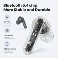 Audífonos Intrauditivos HAYLOU X1 2023 con Chipset Qualcomm, Indicador LED de Batería, Cancelación Activa de Ruido 5.3