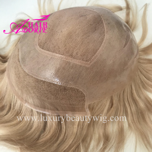 วิกผม LXAT002สำหรับผู้ชายวิกผมแบบเต็มสไตล์ยุโรป - Product Image 2