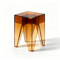 Table d'appoint de luxe légère pour salon familial, hôtel, table basse haut de gamme, table de chevet, table mobile de balcon, petite table avec étagère