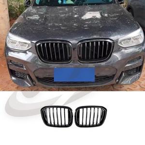 กระจังหน้า BMW X3 X4 รุ่น G01 G02 สีดำเงา ลายดาวสามสี แบบดัดแปลง พร้อมช่องระบายอากาศ สำหรับการปรับปรุงเพิ่มเติม - Product Image 1