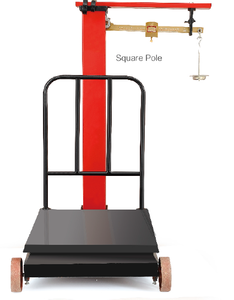 600lb kỹ thuật số kho cơ khí băng ghế dự bị quy mô nền tảng thép có trọng lượng quy mô với màn hình LCD hiển thị và 500 gam Độ chính xác Đơn vị trong kg - Product Image 4