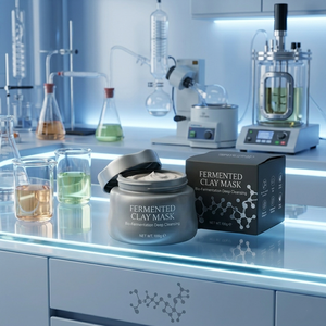 <span class=keywords><strong>Maschera</strong></span> di Argilla Fermentata Clean Beauty Senza Profumo e Senza Parabeni, <span class=keywords><strong>Maschera</strong></span> di Fango Probiotica per Marchi di Skincare Minimalisti, Etichetta Privata - Product Image 2