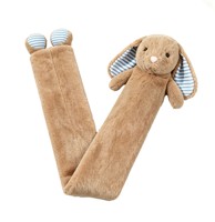 Bouteille d'eau chaude en caoutchouc naturel de 2000 ml de haute qualité avec housse en peluche lapin, vente en gros, fabrication