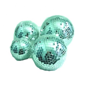 Boule décorative en mosaïque de verre blanc, pièces, disponible en toutes tailles et couleurs, pour décoration intérieure - Product Image 1