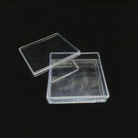 Boîtes acryliques boîte en plastique à biscuits avec étuis d'emballage en plastique pour boîte à cartes