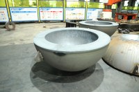 Tête hémisphérique ASME VIII Div.1 16MnDR DN500 formée à chaud, passivation par trempage, Ra0.8µm, pour autoclave haute pression et peinture pilote