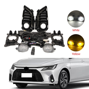 ไฟตัดหมอก LED สำหรับรถยนต์ <span class=keywords><strong>Toyota</strong></span> Yaris <span class=keywords><strong>Ativ</strong></span> Vios ปี 2022 2023 ไฟวิ่งกลางวัน ฝาครอบไฟหน้ากันชนหน้า พร้อมชุดสายไฟ 12V - Product Image 1
