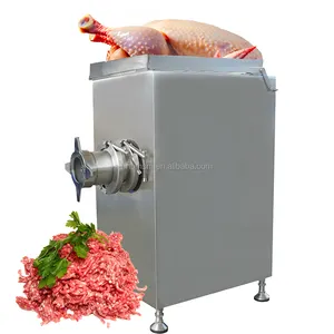 Top Quality Grinder Machine Make Mince Meat Hot Sale Frozen Fish Grinder Kitchen Equipment Projects