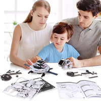Kit Robot Solaire Éducatif STEM 7-en-1 : Ensemble de Construction DIY Station Spatiale Mécanique, Énergie Rechargeable, Cadeau Découverte