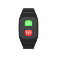 Smartwatch per Anziani con GPS, Rilevamento Cadute, Monitoraggio Salute, Impermeabile, Orologio Intelligente per Case di Cura, SOS