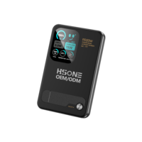 Batterie externe magnétique de voyage LY5 avec écran TFT intelligent, charge sans fil 15W, charge filaire 20W PD, support magnétique puissant N52, personnalisable OEM